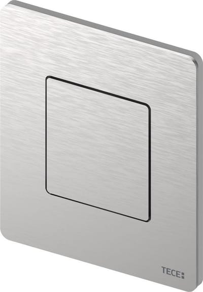 Urinoir Bedieningsplaat TECE Solid 10,4x12,4 cm RVS Geborsteld inclusief Cartouche