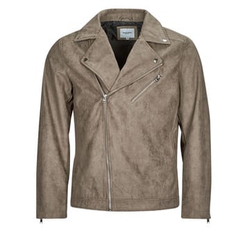 Leren Jas Jack &amp; Jones JJROCKY FAUX SUEDE BIKER JACKET