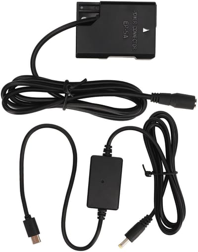 EN‑EL14 DC-koppelstuk dummybatterij met type C-stroomadapter voor Nikon D5600 D3300 D3500 D5100 D5500 D3100 D3200-camera