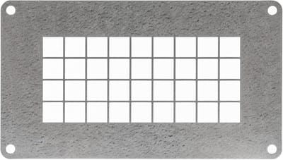 140 x 80 mm Wit Verzinkt Staal Rechthoekig Kruiprooster - Universeel Ventilatierooster voor Luchttoevoer en -uitlaat