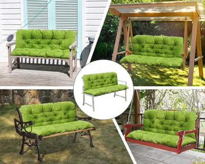 Tuinkussens Bank - Kussens Buiten - Comfortabel Zitten - Waterdicht Zonbestendig - 120x100cm - Hawaïaans