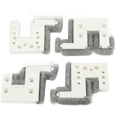 Raamslot Stopper Winddicht Stofdicht Eenvoudige Raamstopper Afdichtingsslot Blok voor Huis Type 88 gray