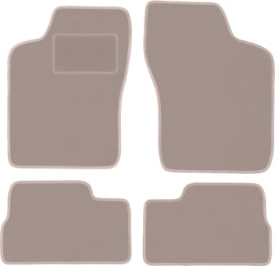 Beige veloursmatten voor: Daewoo Nexia hatchback, sedan (1994-1998)