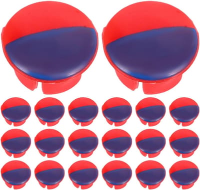 Kraan Knoppen - Water Indicatoren - Warm Koud Aangeven - Duidelijke Markering - 20 Stuks - Rood Blauw