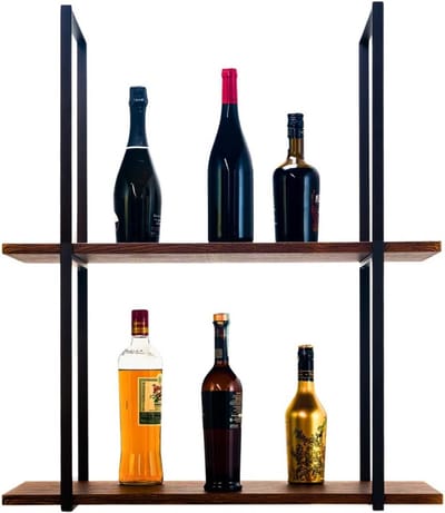Hangend Plafondrek voor Keuken en Bar - Flessen, Kruiden en Decoratie Opslag