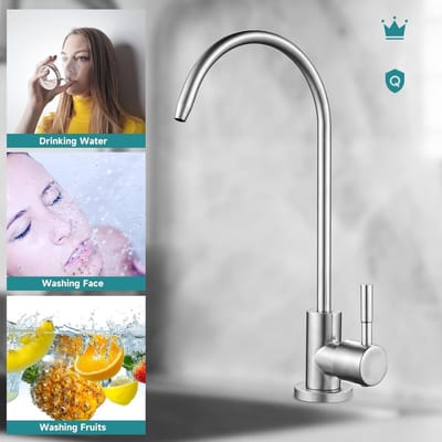 Waterfilterkraan met Lange Zwanenhals voor Waterfiltersystemen en Omgekeerde Osmosesystemen