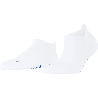 FALKE Cool Kick kort eenkleurig functioneel materiaal sneakersokken enkelsokken dames wit - maat 37-38