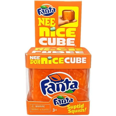 Dr Pepper x NeeDoh Nice Cube Squishy Zachte Knijpbare Fidget Cube Stressverlichting Angstverlichting Sensorisch Speelgoed voor Kinderen en Volwassenen