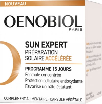 Oenobiol Sun Expert Versnelde Zonverzorging 15 Capsules
