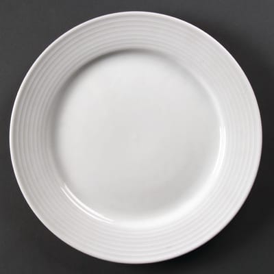 Olympia Linear borden met brede rand | Ø 25 cm | 12 Stuks