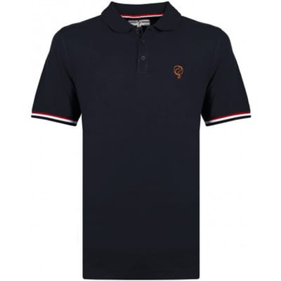 Q1905 Polo shirt bloemendaal donker
