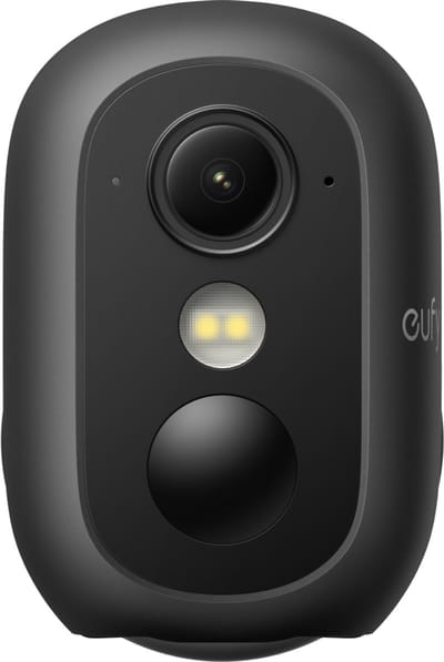 eufy Security eufyCam C35 - Zwart - Draadloze Beveiligingscamera - Voor Buiten en Binnen - Magnetische Bevestiging - Kleurennachtzicht - Lokale Opslag - Geen Maandelijkse Kosten - IP67 - Gezichtsherkenning