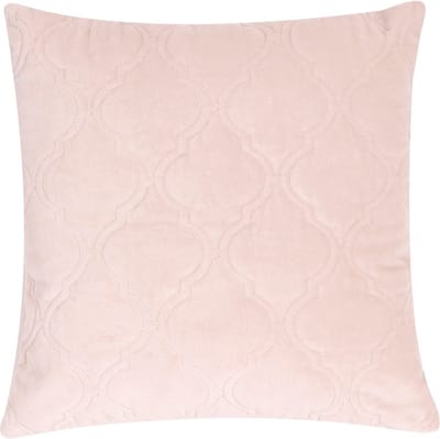 Moroccan Velvet Powder Roze Kussen | 45 X 45 | Sierkussen Voor Woonkamer Of Slaapkamer