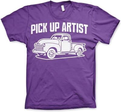 Hybris Pick-up artist T-shirt paars