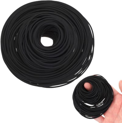 Dailygoods- Cassetterecorderriemen 200 stuks - Rubber Banden - Reparatie - Onderhoud - 40-135 mm - 1 mm Breedte