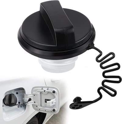 Tankdop met Bevestigingsriem Geschikt voor Ford Fiesta MK5, Transit MK8 en KA+ - Vervangende Brandstoftankdop 1580852, 7S61-9030-CB voor Betrouwbare Bescherming