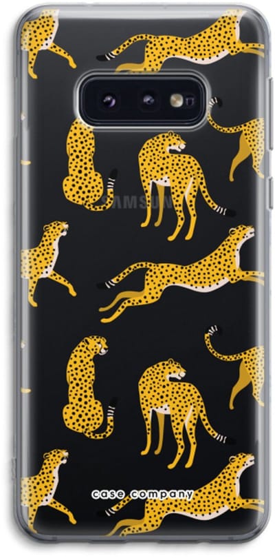 Case Company® - Hoesje geschikt voor Samsung Galaxy S10e hoesje - Luipaard - Soft Cover Telefoonhoesje - Bescherming aan alle Kanten en Schermrand