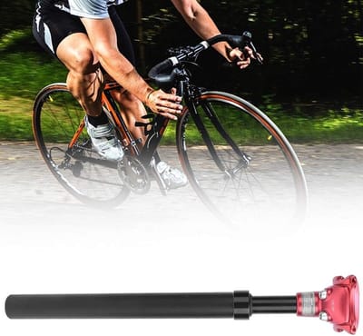 Fietsonderdeel - Zadelpen - Mountainbiken - Aluminiumlegering - 27.2x350mm - Zwart