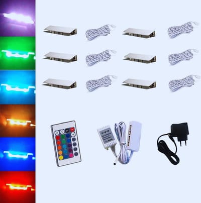 Premium Glasrandverlichting En Vitrineverlichting Van Roestvrij Staal Voor Glasvloeren – Clip Glas En Spiegelkwaliteit