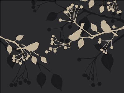 Fotobehang - Little birds.