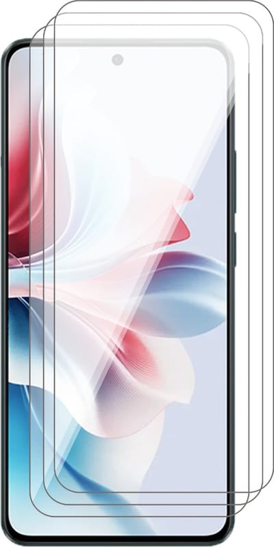 Screenprotector geschikt voor Oppo Reno 11F - 3x Glas Screen Protector