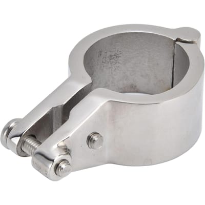 Kaakklem 38mm Top Scharnier Railmontage Fitting 316 RVS Accessoire voor Boot Schip gray