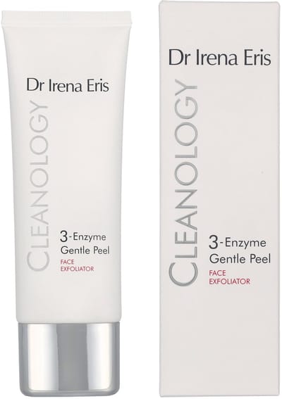 Dr. Irena Eris Cleanology Gentle Enzyme Peeling 75 ml - Milde Gezichtspeeling Met 3 Enzymen En Bloemzuren - Exfoliërende Peeling Voor Droge En Gevoelige Huid - Verwijdert Dode Huidcellen En Verfijnt Poriën Voor Een Gladde, Stralende Huid