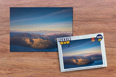 Puzzel Meer - Berg - Lucht - Legpuzzel - Puzzel 500 stukjes