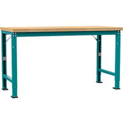Manuflex werkbank Profi speciaal, tafelblad multiplex, 1750 x 700 mm, waterblauw
