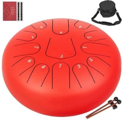 Vevor 10 Inch Staal Tong Drum | Handpan | Klankschaal C mineur | Handpan | Steel tongue drum | Klankschaal | Tongue drum | Yoga | Meditatie | Klankschaal set