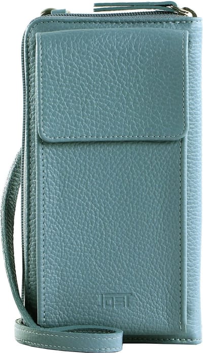 JOST Telefoontasje Portemonnee Vika Pouch Sky Blauwgrijs
