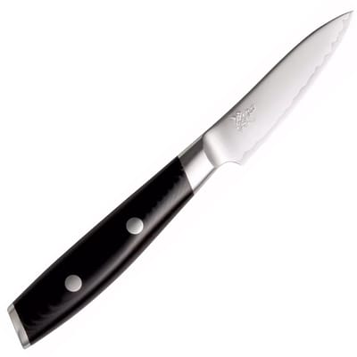 Yaxell Officemes 8 cm – VG10 roestvrij staal – zwart – schillen van groente en fruit