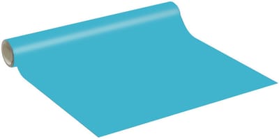 Decoratieve zelfklevende vinylfolie op rol per meter - Wasbare, waterdichte sticker voor muren, keukens en meubels - 60 cm x 10 m - Hemelsblauw
