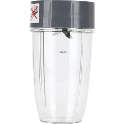 Pièces de rechange pour mélangeur, tasse de 24OZ avec lame d'extraction de remplacement, adaptée au mélangeur 600W 900W gray