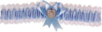 Kousenband blauw