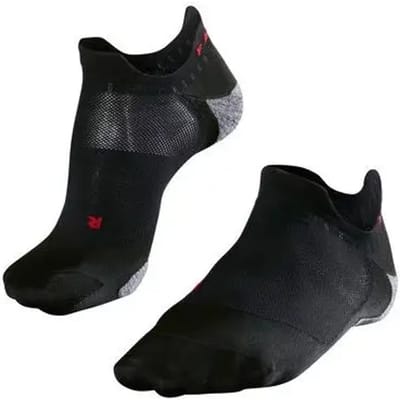 FALKE RU5 Race Invisible anti-blaar functioneel materiaal hardloopsokken heren zwart - maat 39-41