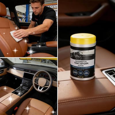 Auto Reinigingsdoekjes - Interieur Doekjes - Auto Onderhoud - Vuilafstotende Folie - 40 Stuks - Niet Gespecificeerd