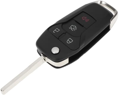 Allecto - Autosleutelbehuizing - Vervangende sleutel - Perfecte pasvorm - Geschikt voor Ford F-Serie - Duurzaam materiaal - Auto accessoires - Rapt...