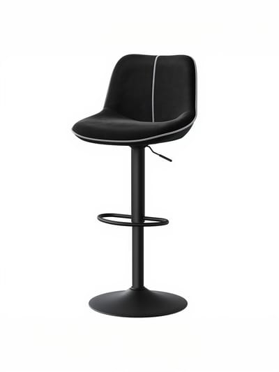 VASAGLE - Barkruk - Set van 2 - In Hoogte Verstelbaar en Draaibaar - Ergonomische Rugleuning