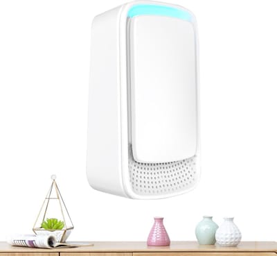Plug-in luchtreiniger – Luchtreiniger Plug-in – Gezonde Lucht Thuis – Negatieve Ionen – Verwijder Stof – Allergenen – Geuren & Vervuiling – Negatieve ionenluchtreiniger voor slaapkamer, kantoor, dierenkamer, badkamer