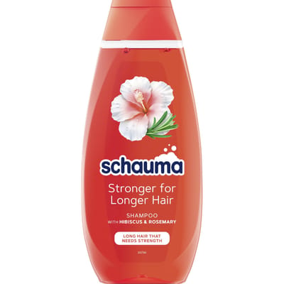Schauma Sterker Langer Haar Shampoo Voor Lang En Verzwakt Haar - Hibiscus & Rozemarijn 400 Ml
