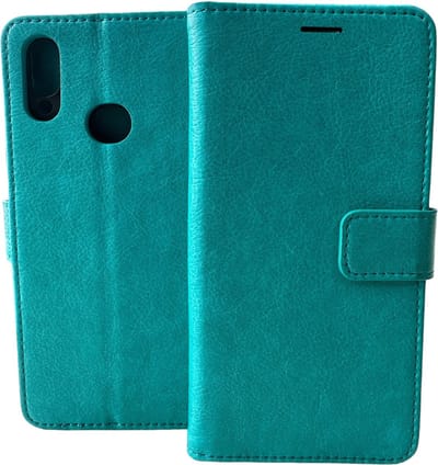 Portemonnee Book Case Hoesje Geschikt voor: Samsung Galaxy A10s - Turquoise
