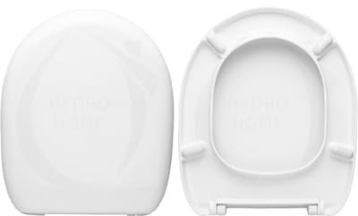 Duroplast Toilet Seat White with Adjustable Hinges - Made in Italy