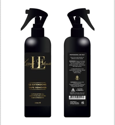 LE Extensions Tape remover - 250ml - Hairextensions - Tape - Extensions - Remover - Haarextensions - Tapeextensionsremover