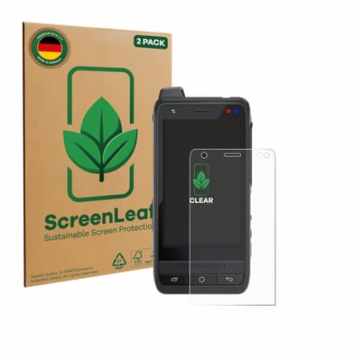 2 Stuks Screenprotector voor Uniwa F400 - Hoogwaardige Beschermfolie transparant