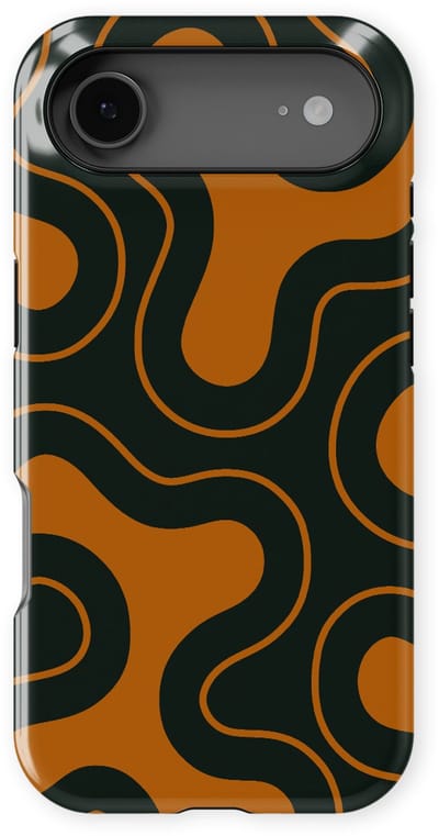 DripCase Motion Flow Tough Hoesje geschikt voor iPhone 17 Air | Backcover met Mag | Trendy Design | Valbescherming | Organic Circuit