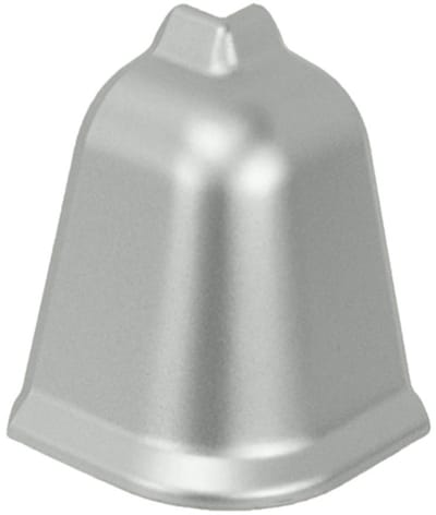 DQ-PP 1x HOEKLIJST BUITENHOEK - Aluminium Satijn - PVC - Keukenlijst, Werkblad Afwerkingslijst, Keukenafwerkingslijst, Wandafwerkingslijst, Tafelbladlijsten