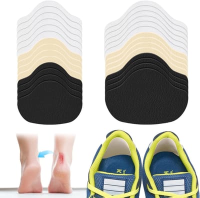 Schoenhiel reparatieset met 14 paar, twee maten, hielkussens en plakpatches voor sneakers en leren schoenen