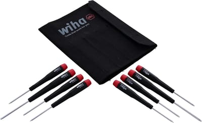 Precisie Schroevendraaiers - Torx Set - Elektronica Reparatie - Zwenkbare Dop - 8 Delig - Rood