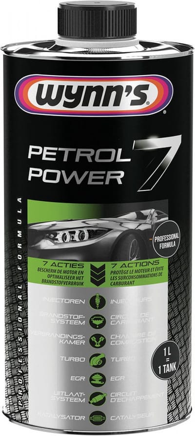Wynn's Benzine Petrol Power 7 - Additief 7-in-1 met compleet oplossing voor Benzinemotoren